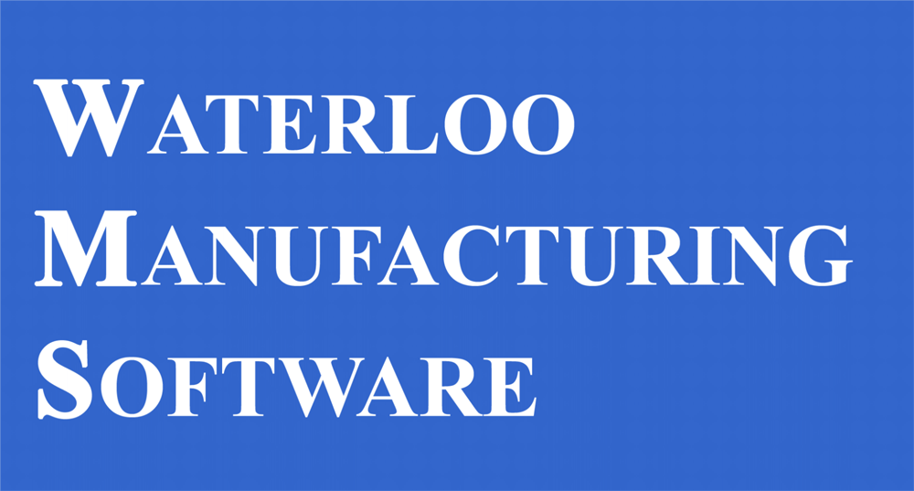 Waterloo Manufacturing Software